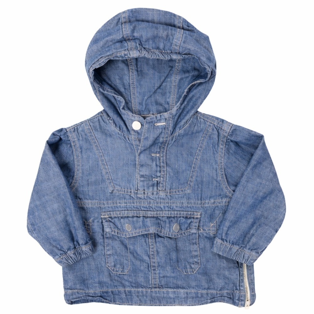 Baby Gap Chambray Hooded Jacket